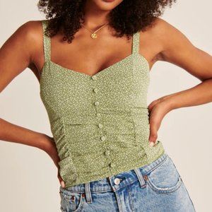 Abercrombie: Ruched Button-Through Cami